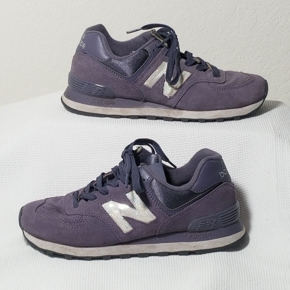 New Balance Women's Purple Sneakers - Picture 2 of 8